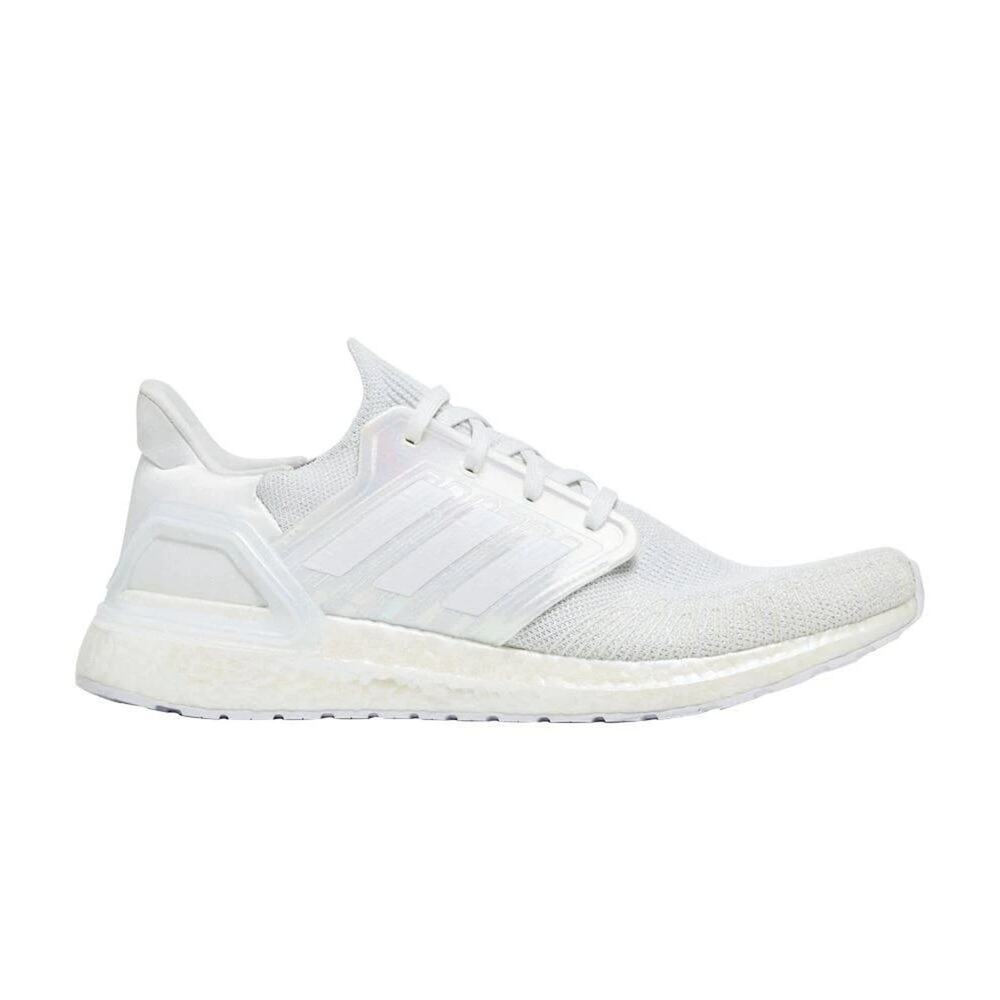 adidas UltraBoost 20 'White Iridescent' FW8721 Men's Shoes, Size 8 - Picture 3 of 5